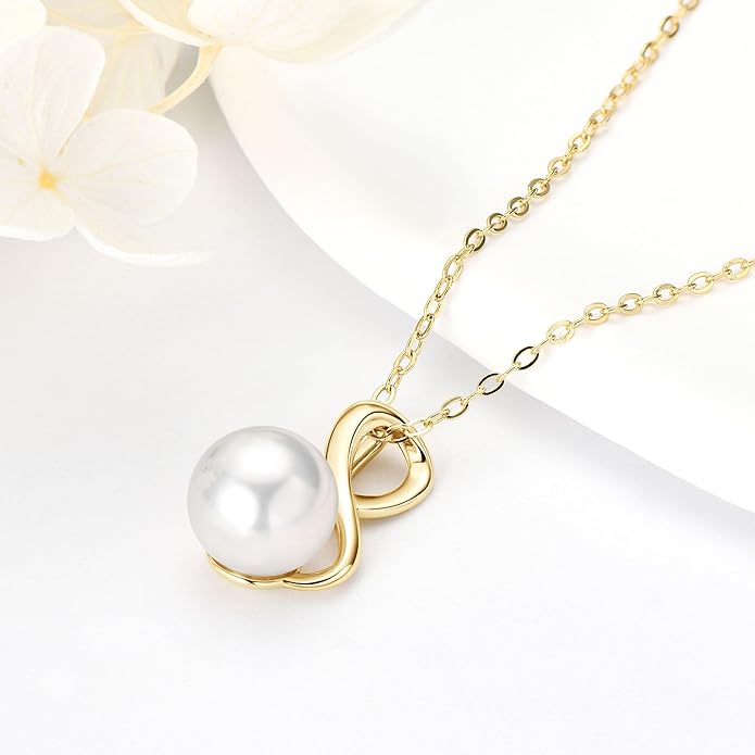 Collier de perles d'eau douce blanches véritables, élégant, cadeau, bijoux tendance