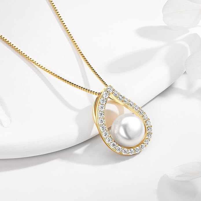 Natural Pearl Necklace Timeless Beauty Luxury Pearl Necklace Bridal Jewelry