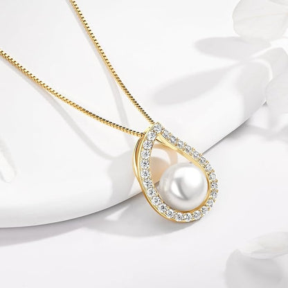 Natural Pearl Necklace Timeless Beauty Luxury Pearl Necklace Bridal Jewelry