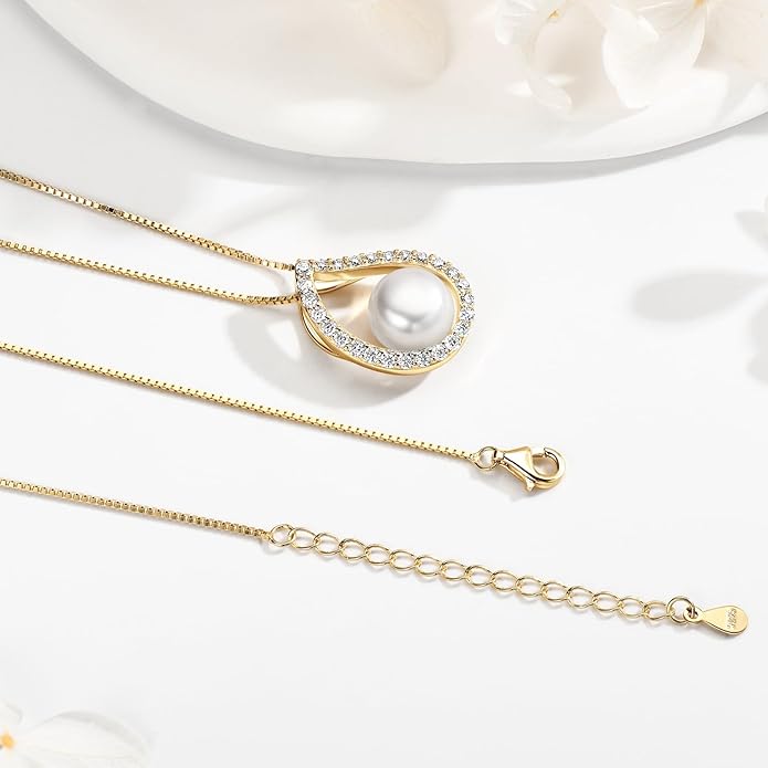 Natural Pearl Necklace Timeless Beauty Luxury Pearl Necklace Bridal Jewelry