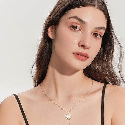 Natural Pearl Necklace Timeless Beauty Luxury Pearl Necklace Bridal Jewelry